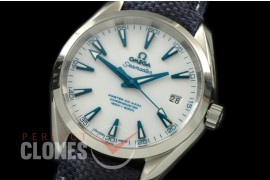 OMAT41-093L Aqua Terra Good Planet FDN Auto SS/LE Blue A-2836/8507