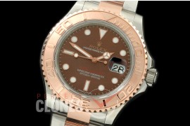 RLYM-18K-011 YM Men Everose/Steel Brown Swiss 2836