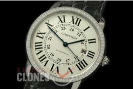 CAR-RS-051D Ronde Solo de Cartier XXL SS/LE White A-2824