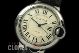 CARBA-33-102 Ballon de Cartier Midsize 33 SS/LE White J-MH5