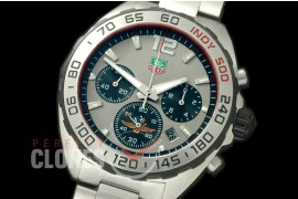 0 TGF1-00093 Formula 1 Indy 500 Special Ed Chronograph SS/SS Grey OS 20 Qtz