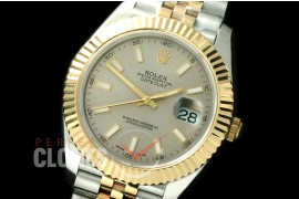 R41DJT-804 126333 SS/YG Fluted/Jubilee Light Grey Sticks SA 3235