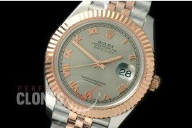 R41DJTR-824 126331 SS/RG Fluted/Jubilee Light Grey Roman SA 3235