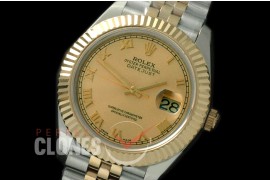 R41DJT-828 126333 SS/YG Fluted/Jubilee Gold Roman SA 3235
