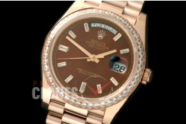 R40DDR00403D 228345RBR RG/RG Diam Bez Brown Glazier Asian Clone 2836