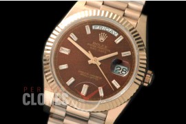 R40DDR00403 228235 RG/RG Fluted Bez Brown Glazier Asian Clone 2836