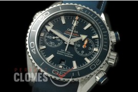 0 OMCPO45-954R Planet Ocean Chrono SS/RU Blue A-7750 Mod to Orig Movt Functions