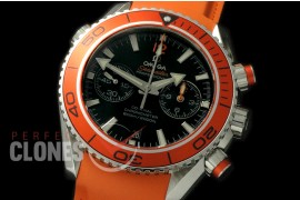 0 OMCPO45-952R Planet Ocean Chrono SS/RU Black/Orange Bez A-7750 Mod to Orig Movt Functions