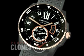 CARCC00064R Calibre de Cartier PVD/RG/RU Black Miyita 8205