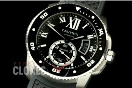 CARCC00072R Calibre de Cartier SS/RU Black Miyita 8205