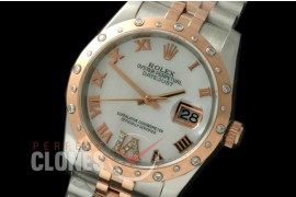 RDJMTR00536D2 SS/RG Jubilee MOP White Roman/Diam A-2836