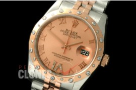 RDJMTR00534D2 SS/RG Jubilee Rose Gold Roman/Diam A-2836