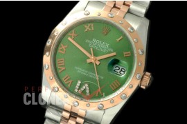 RDJMTR00532D2 SS/RG Jubilee Green Roman/Diam A-2836