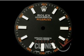 RLACC-986 Milgauss 116400GV Black Dial for Calibre 3131 - Can Fit Genuine