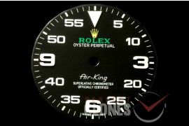 RLACC-991 Airking 116900 Black Dial for Calibre 3131 - Can Fit Genuine