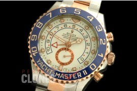 0 RYM2-022 Yachtmaster II 116681 SS/RG White A-7750 