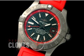 BLSW00064 Seawolf II GMT 2015 SS/RU CF Black/Red Stick A-2836