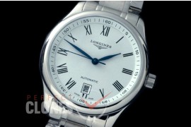 0 LG00201S Master Automatic Date SS/SS White Roman A-2836