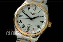0 LG00203S Master Automatic Date SS/YG White Roman A-2836