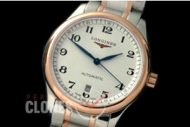 0 LG00215S Master Automatic Date SS/RG White Roman A-2836