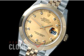 R41DJT-868 126333 SS/YG Smooth/Jubilee Gold Diam SA 3235