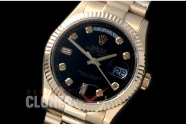 R36DDF-913 118238 YG/YF Fluted/President Black Diamond A-2836