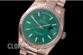 R36DDR-909 118235 RG/RG Fluted/President Green Sticks A-2836