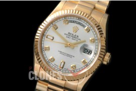 RL36DD-YG-18K-032 118238 YG/YG Silver Diamond Swiss 2836
