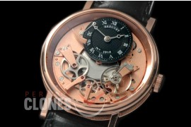 0 BR19111 Tradition 7507 RG/LE Black/Rose Gold Seagull Customs H/W 