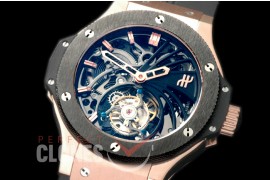 HBT10011 Big Bang Tourbillon RG/RU Black Skeleton Flying Tourbillon 