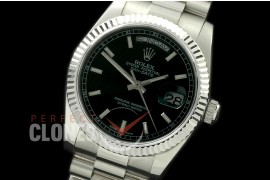 RLDDS60007 DayDate Fluted Black SS/SS Asian Eta 2836