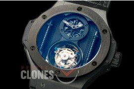 HBT01043 Big Bang Vendome Tourbillon CER/RU All Black Flying Tourbillon 