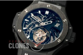 HBT10012 Big Bang Tourbillon CER/RU Black Skeleton Flying Tourbillon 