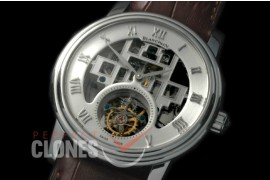 0 0 BP-VIL-111 Villeret Tourbillon SS/LE Skeleton/Silver Flying Man Tourbillon 