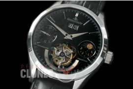 0 JL00712 Master Tourbillon with Big Date/Day Phase SS/LE Black Flying Tourbillon H/W 