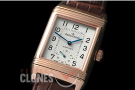 JLR-056 Reverso Classique Automatic RG/LE White Asian Clone 2824