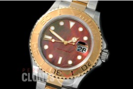 RLYM-18K-008 YM Men Champagne/Steel MOP Red SA 3135