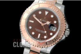 RLYM-18K-012 YM Men Everose/Steel Brown SA 3135