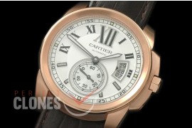 CARCC00031L Calibre de Cartier RG/LE White Miyota 8205