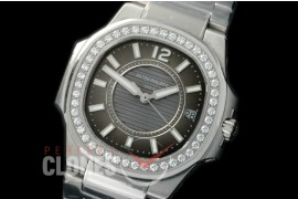 0 PPNTL-013D Nautilus Ladies 7011 SS/SS Grey Swiss Quartz 