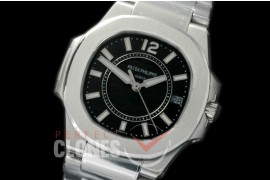 0 PPNTL-012 Nautilus Ladies 7011 SS/SS Black Swiss Quartz 