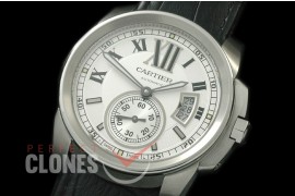 CARCC00021L Calibre de Cartier SS/LE White Miyota 8205