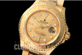 RLYM-18K-105S Yachtmaster Men 116628 FG Gold SA 3135 