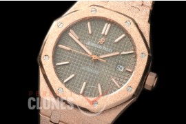 AP15410-114 AP154010 Royal Oak Frosted RG/RG Grey Asian 2813 / 3120
