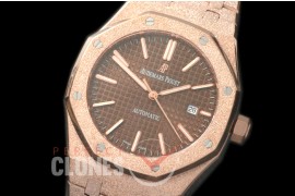 AP15410-115 AP154010 Royal Oak Frosted RG/RG Brown Asian 2813 / 3120
