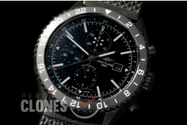 BLCLN-106M Chronoliner Chronograph GMT PVD/ME Black A-7750