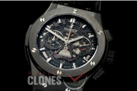 HAF10003 Aero Fusion Chronograph PVD/LE Black Skeletonized A-7750 