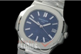 PP00409S Nautilis 5711 40th Anni Limited Edition SS/SS Blue Miyota 9015 Modified Calibre 324SC