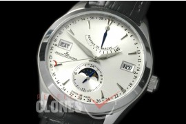 0 JLMRA-101 Master Reserve Annual Calender SS/LE White Asian Modified Movt 