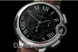 CARBA-C-102 Ballon de Cartier Chrono SS/LE Black A-7750